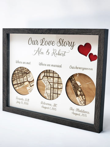 Love Story Shadow Box